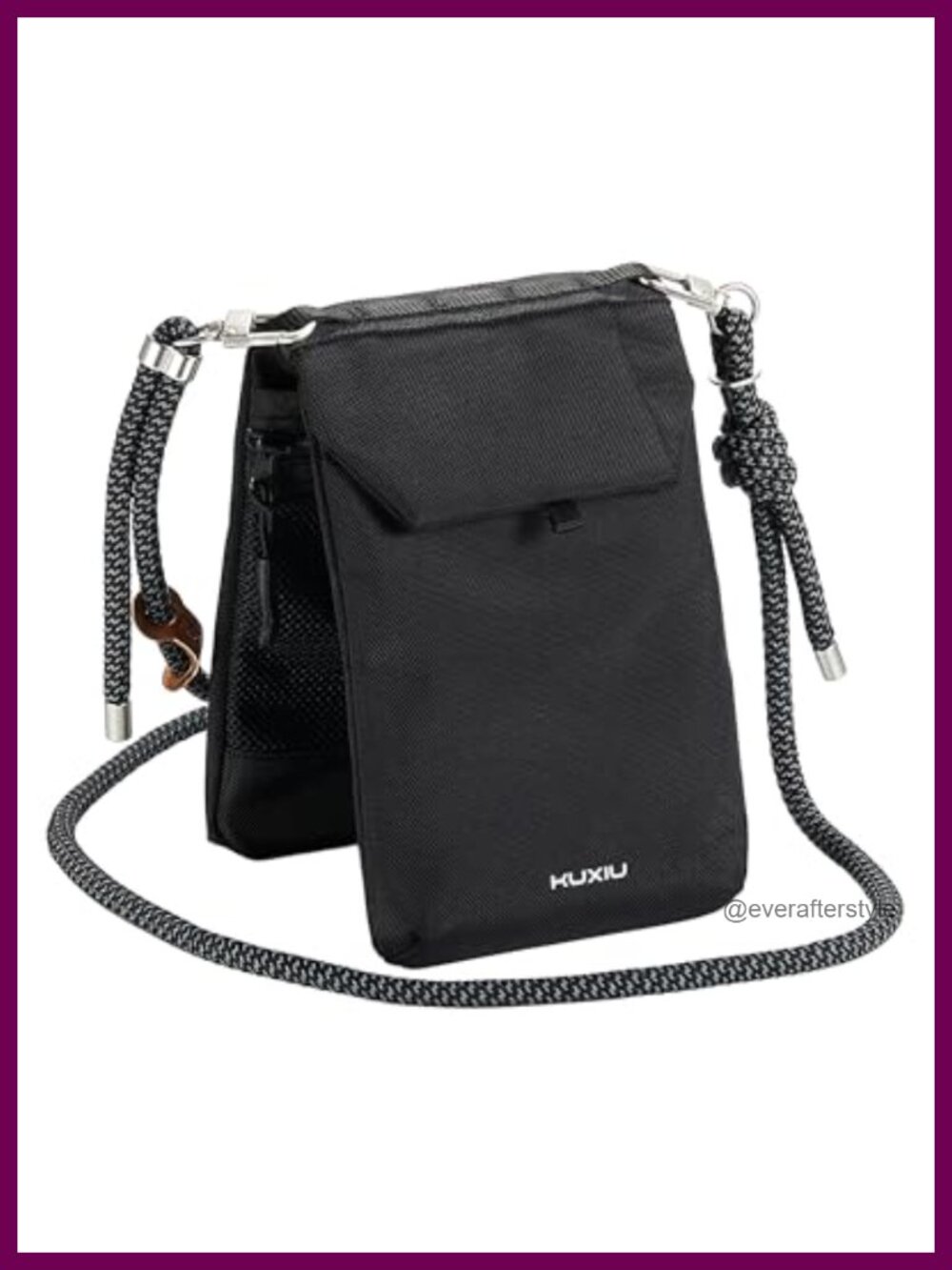 Small Crossbody Bag RFID Blocking Nylon Waterproof Phone Purse Travel